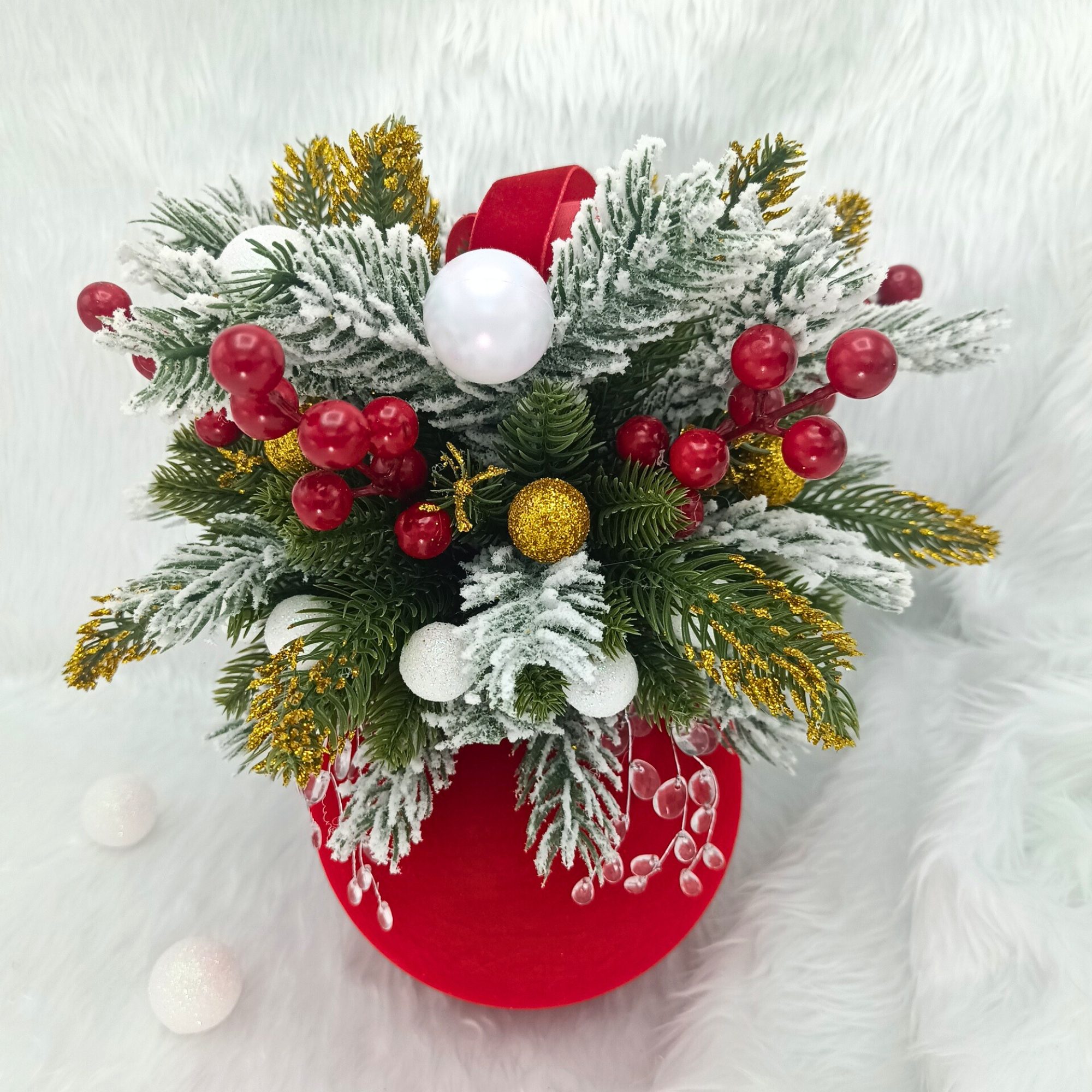 Aranjament decorativ - Spiridusul Craciunului_1 Aranjament decorativ - Spiridusul Craciunului - imagine 1