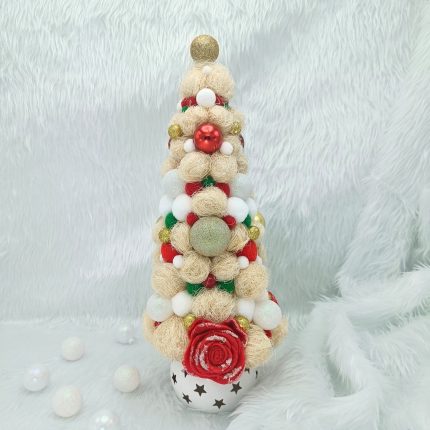 Bradut handmade Craciun - Creme de Noel