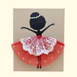 Tablou balerina Craciunului